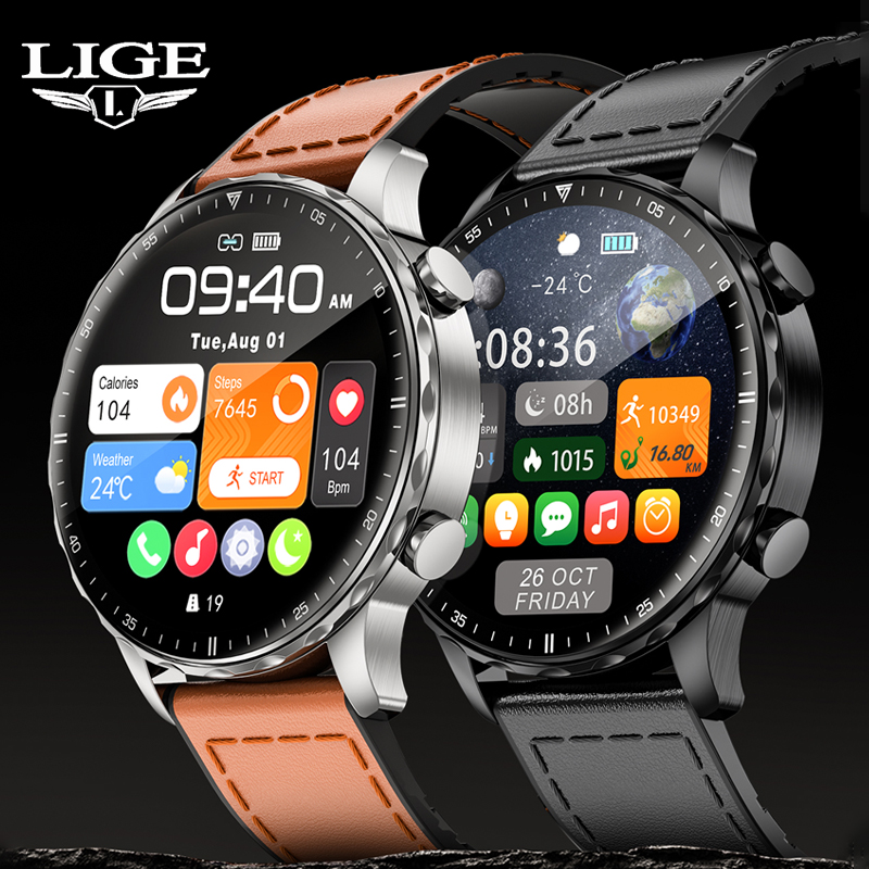 Smartwatch Latest Watches For Men - LIGE 2025 For Men Smart Watch
