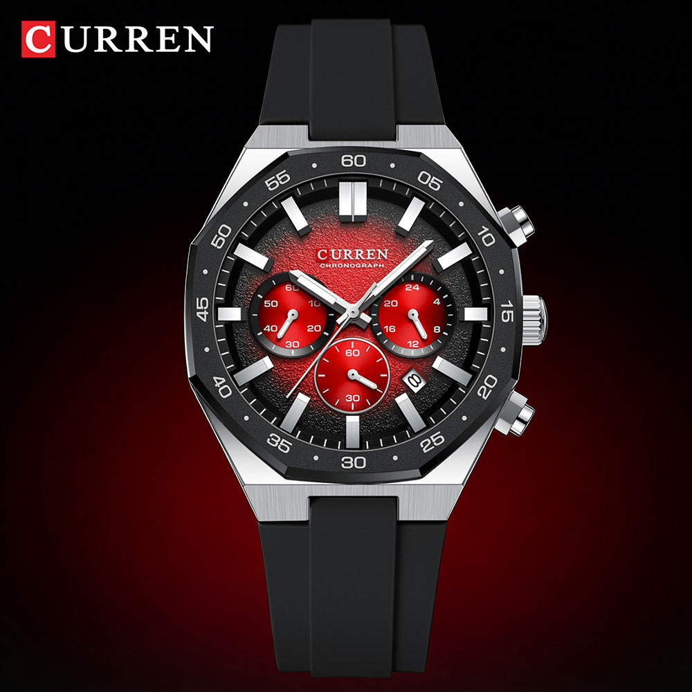 Analog Quartz Watch - CURREN Fashion Casual Men Sports Watch