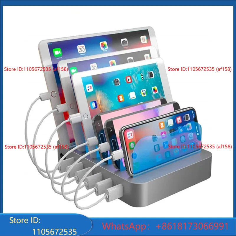 Smartwatch I Watches - 6USB desktop phone holder, smart charger,