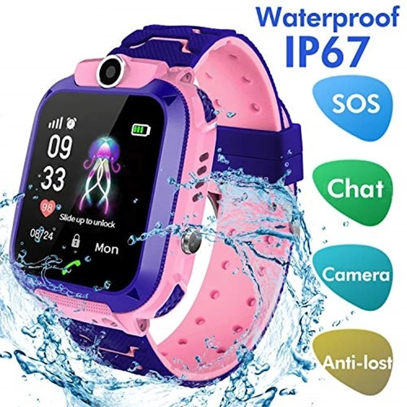 2G Kids Smart Watch SOS Call L - Smartwatch Watches Girls ulasan dan harga