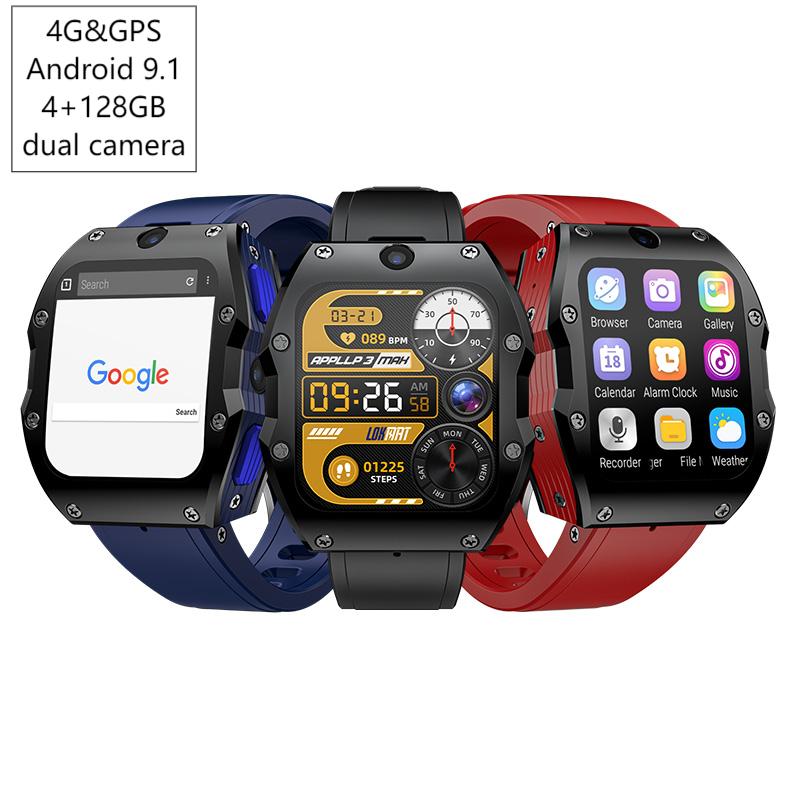 4G Android Smartwatch 4+128GB  - Smartwatch I Watches ulasan dan harga