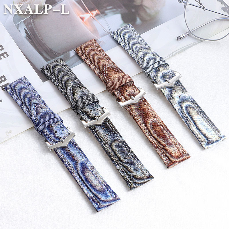 Denim Canvas Nylon Watch Strap - Seiko Watches Smartwatch ulasan dan harga