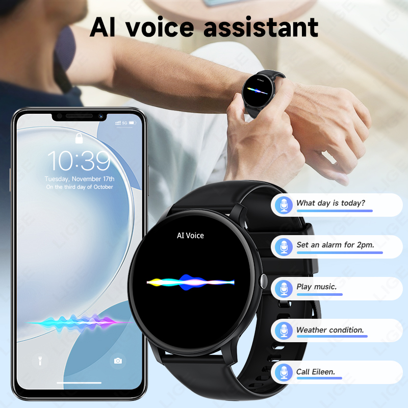 LIGE Bluetooth Call Women Smar - Smartwatch Latest Watches For Men ulasan dan harga