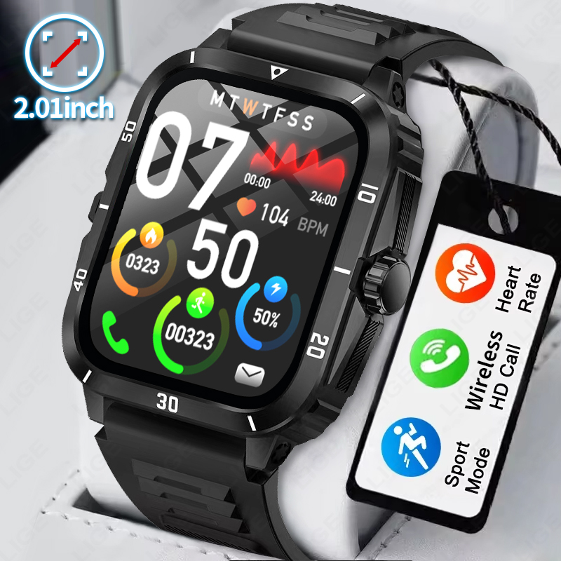 2.01 Screen Smart Watch Blueto - Smartwatch Latest Watches For Men ulasan dan harga