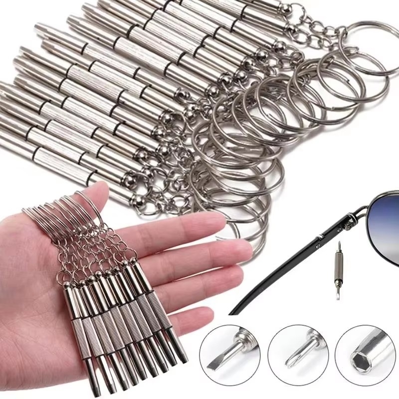 2-12pcs Glasses Screwdriver Ey - Watch Tool Repair Kit ulasan dan harga