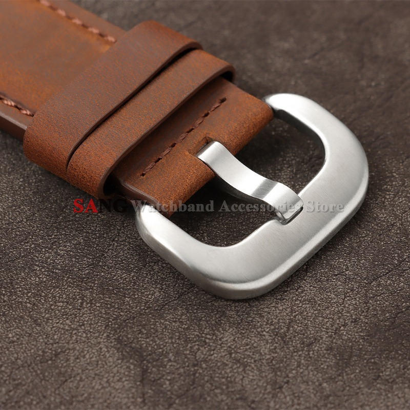 28mm Vintage Leather Watchband - Seiko Watches Smartwatch ulasan dan harga