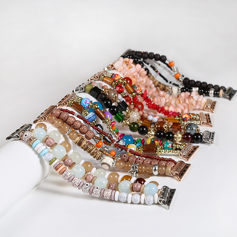 Bohemian strap for apple watch - Smartwatch Luxury Watches For Women ulasan dan harga