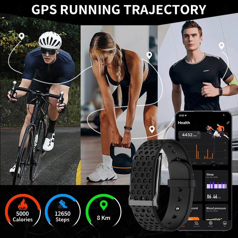 LIGE No Screen Smart Watch Hea - Smartwatch Latest Watches For Men ulasan dan harga