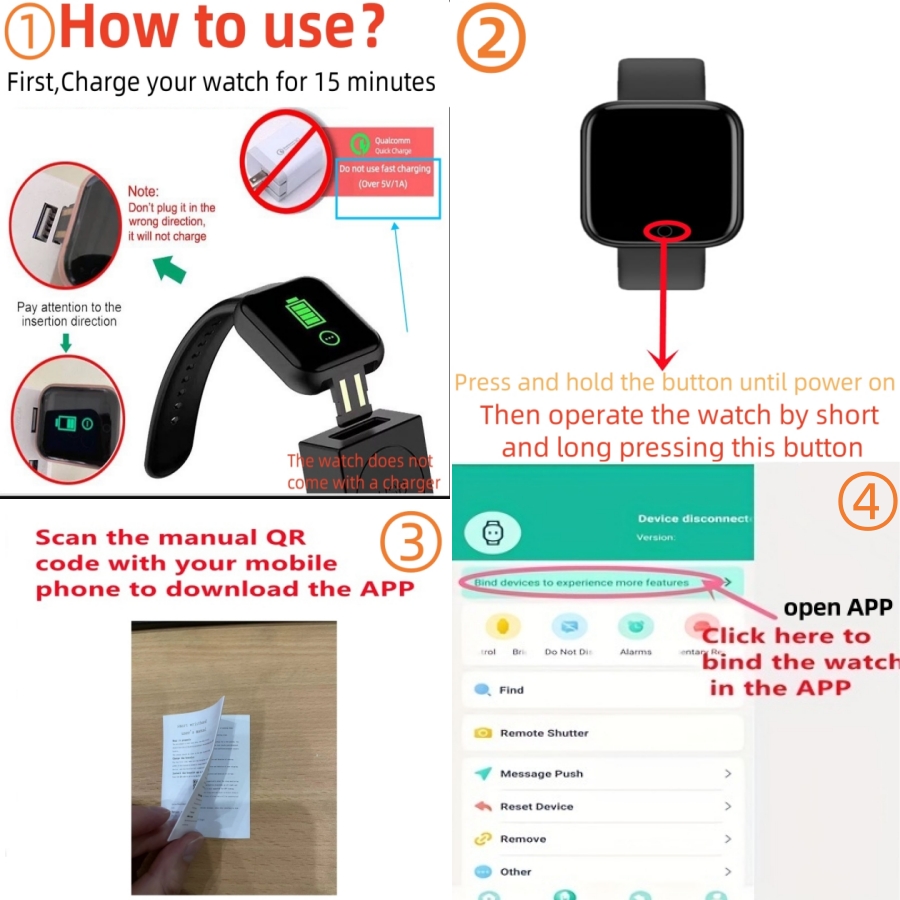 Smart Watch Message Remind Mus - Smartwatch Watches Girls ulasan dan harga