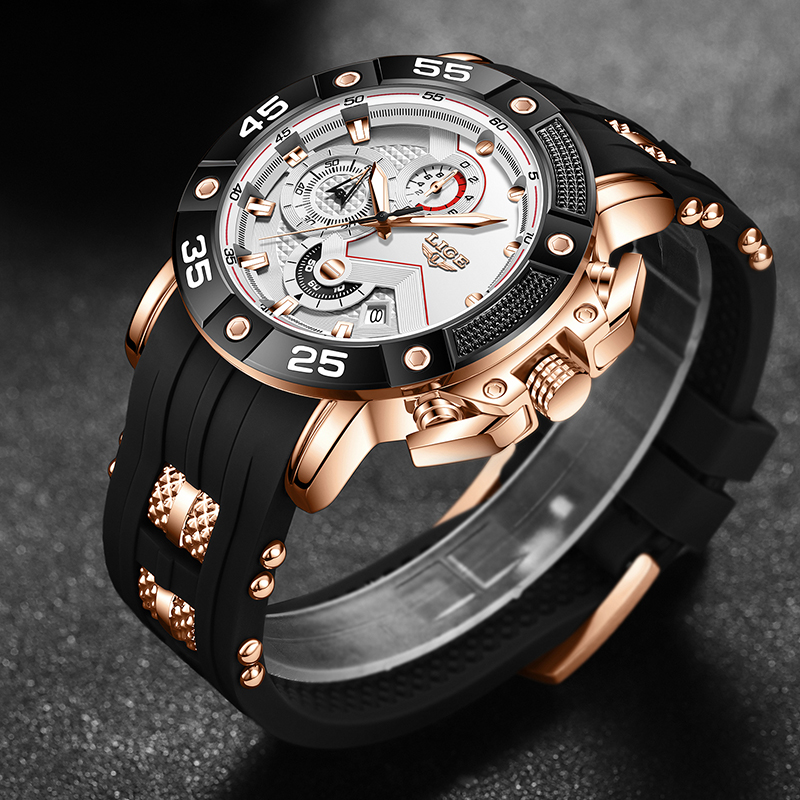 LIGE quartz Top brand luxury w - Smartwatch Watches Brands For Men ulasan dan harga