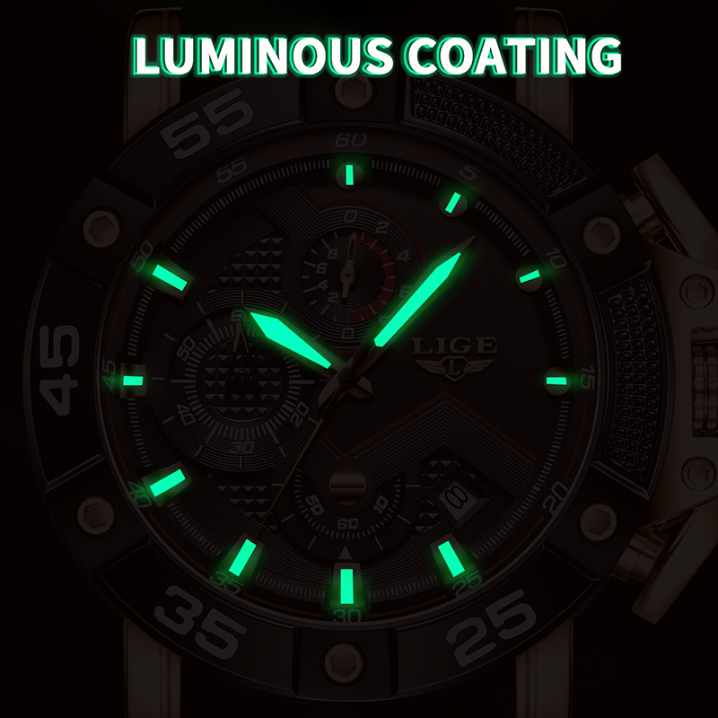 LIGE quartz Top brand luxury w - Smartwatch Watches Brands For Men ulasan dan harga