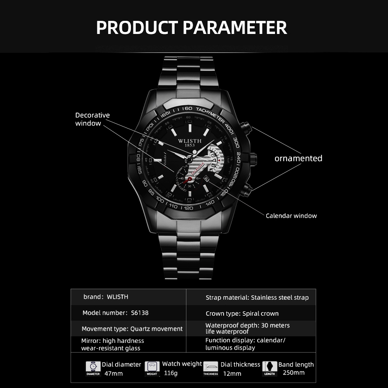 Luxury Brand Man Watch Waterpr - Smartwatch Watches Brands For Men ulasan dan harga