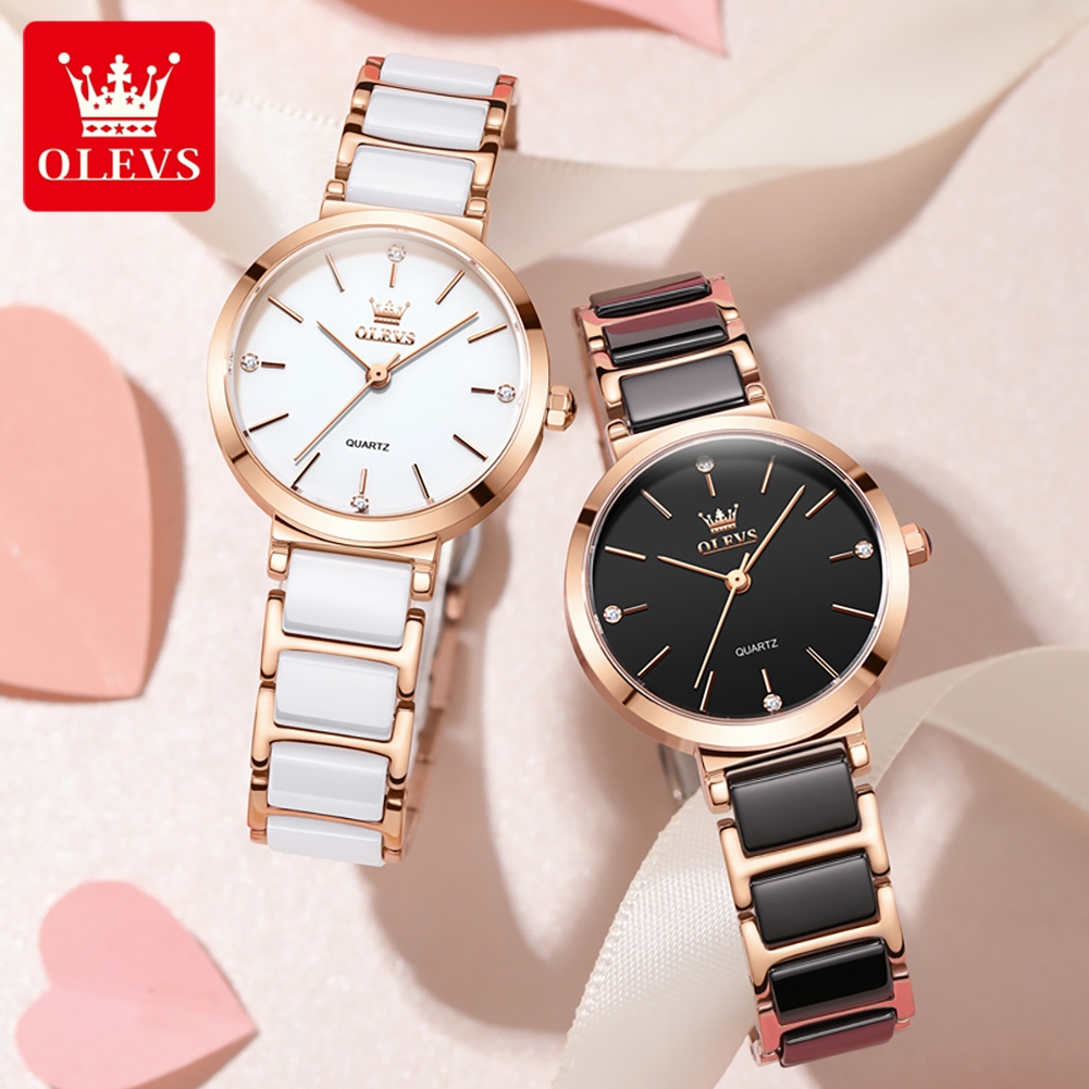 OLEVS Women Watch 5877 Luxury  - Analog Quartz Watch ulasan dan harga