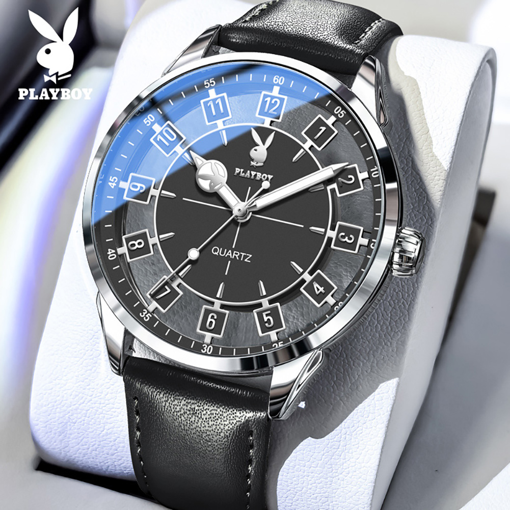 PLAYBOY 3137 Brand Quartz Move - Smartwatch Watches Brands For Men ulasan dan harga