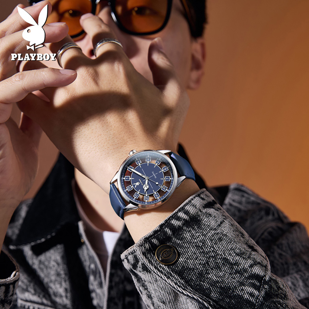 PLAYBOY 3137 Brand Quartz Move - Smartwatch Watches Brands For Men ulasan dan harga