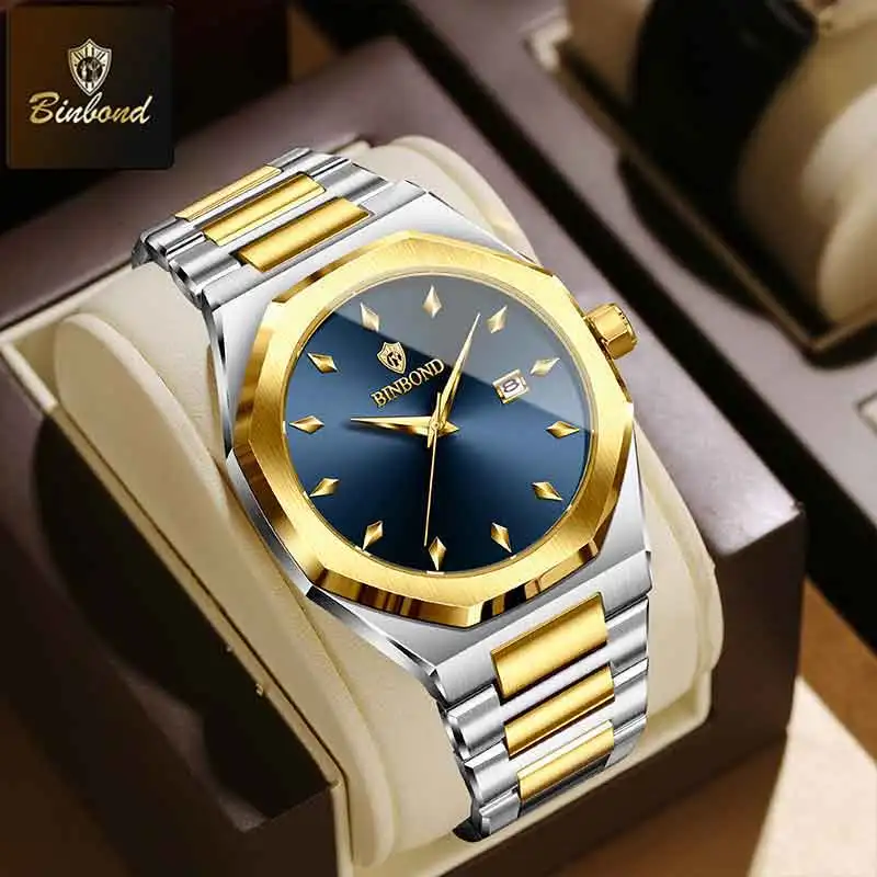 BINBOND Top Brand Man Quartz W - Smartwatch Watches Brands For Men ulasan dan harga