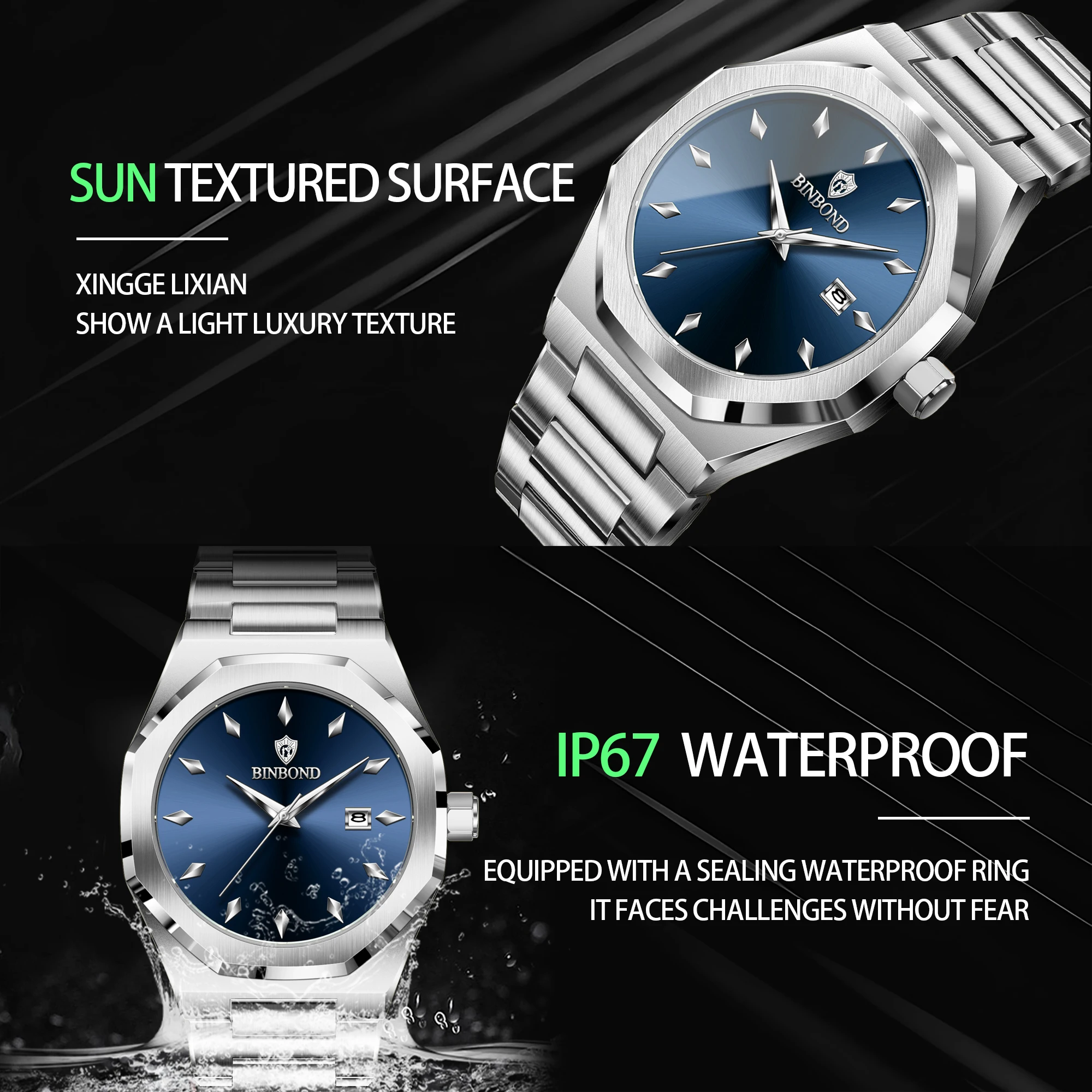 BINBOND Top Brand Man Quartz W - Smartwatch Watches Brands For Men ulasan dan harga