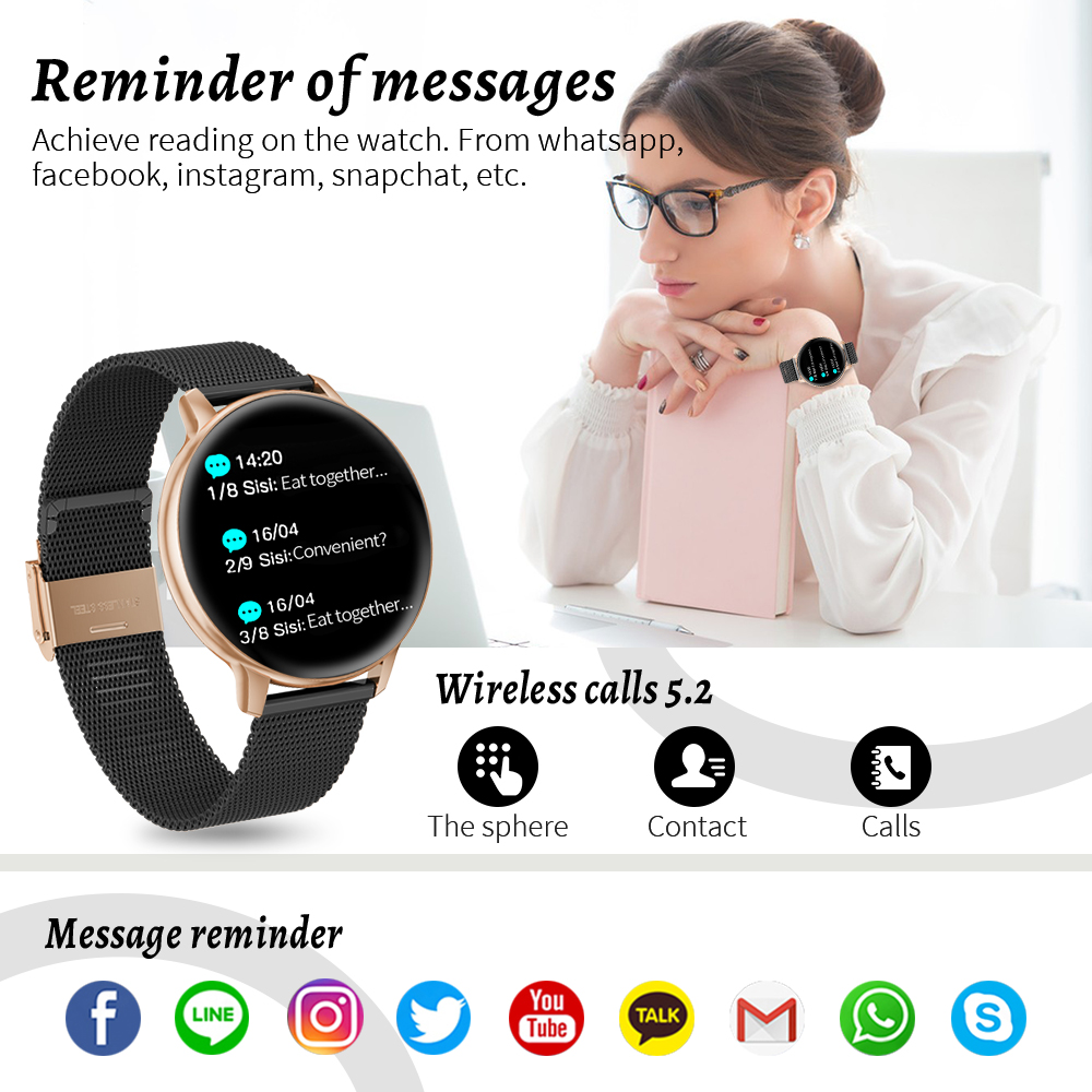 FOXBOX Smart watch Health Moni - Smartwatch Luxury Watches For Women ulasan dan harga