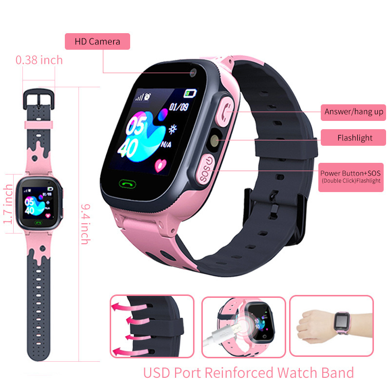 Kids Smart Watch Waterproof Sm - Smartwatch Watches Girls ulasan dan harga