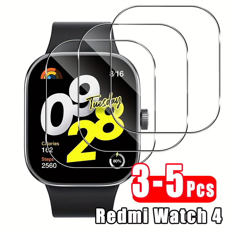 3-5Pcs Premium Tempered Glass  - Watch Redmi ulasan dan harga