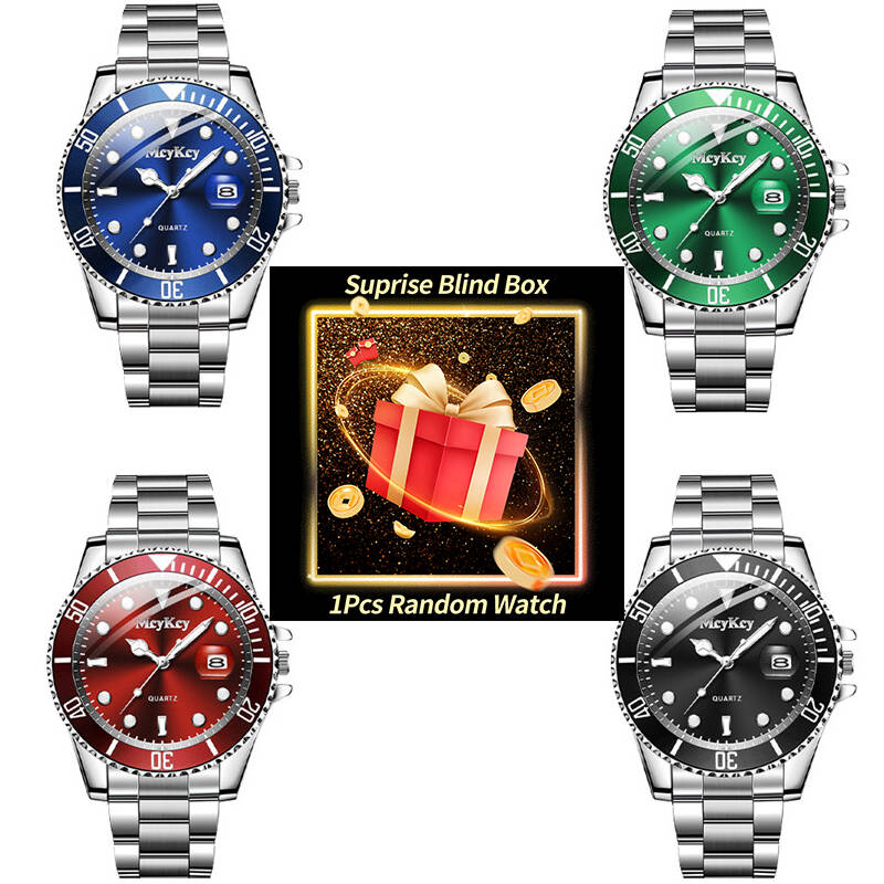 1PC Surprise Mystery Watch Bli - Analog Quartz Watch ulasan dan harga