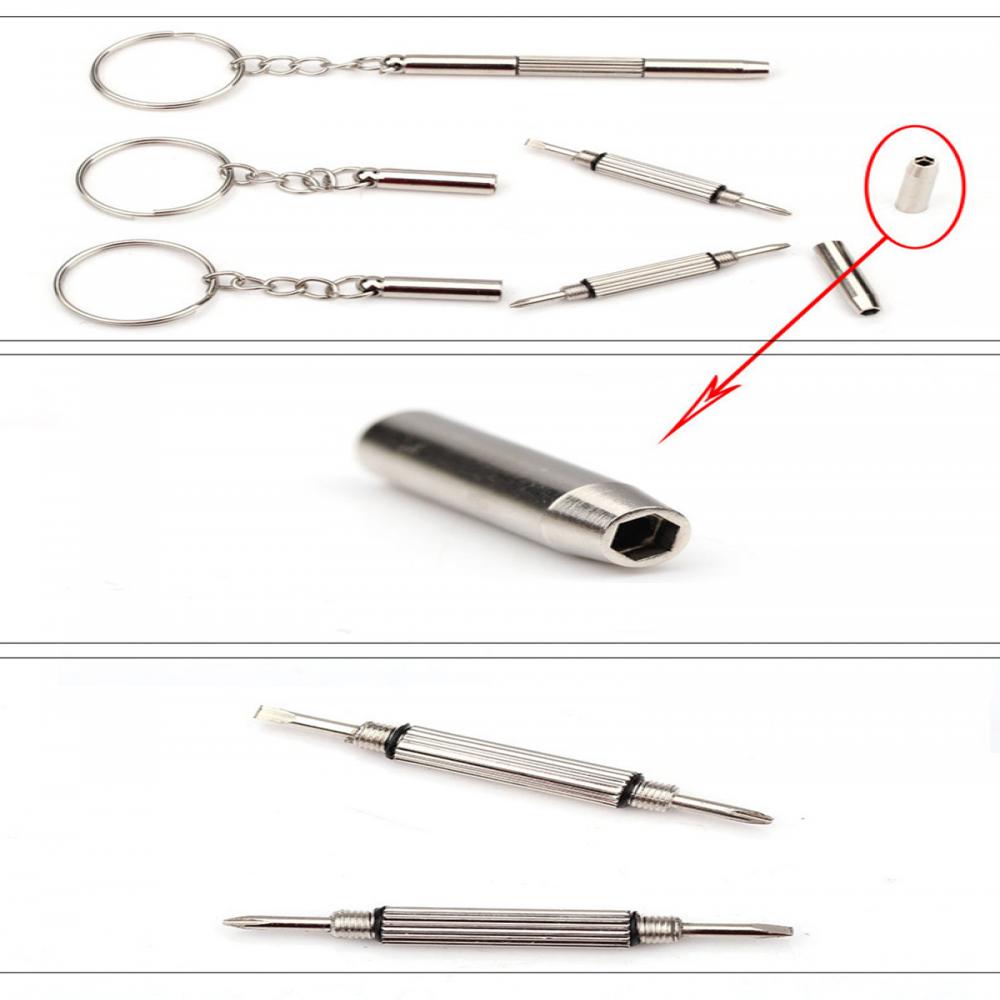 Portable 3 In 1 Screwdriver Ey - Watch Tool Repair Kit ulasan dan harga