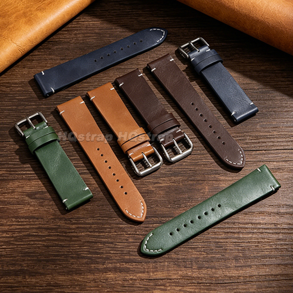 Oil Wax Leather Watch Strap 18 - Seiko Watches Smartwatch ulasan dan harga