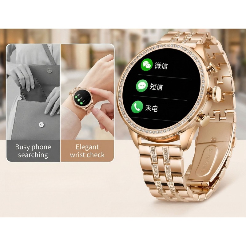Cross-Border Exclusive Supply  - Watches Ladies Smartwatch ulasan dan harga