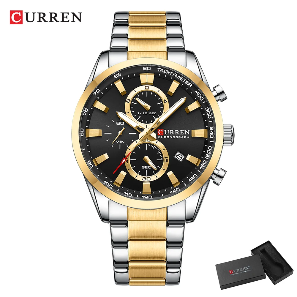 CURREN Casual Quartz Chrono Sp - Analog Quartz Watch ulasan dan harga