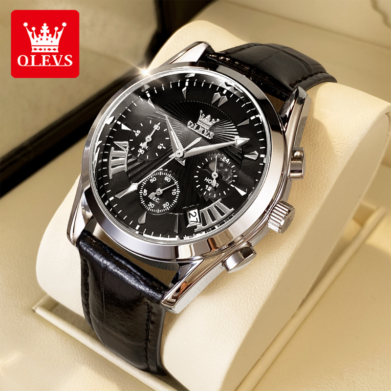 OLEVS casual fashion men's wat - Analog Quartz Watch ulasan dan harga