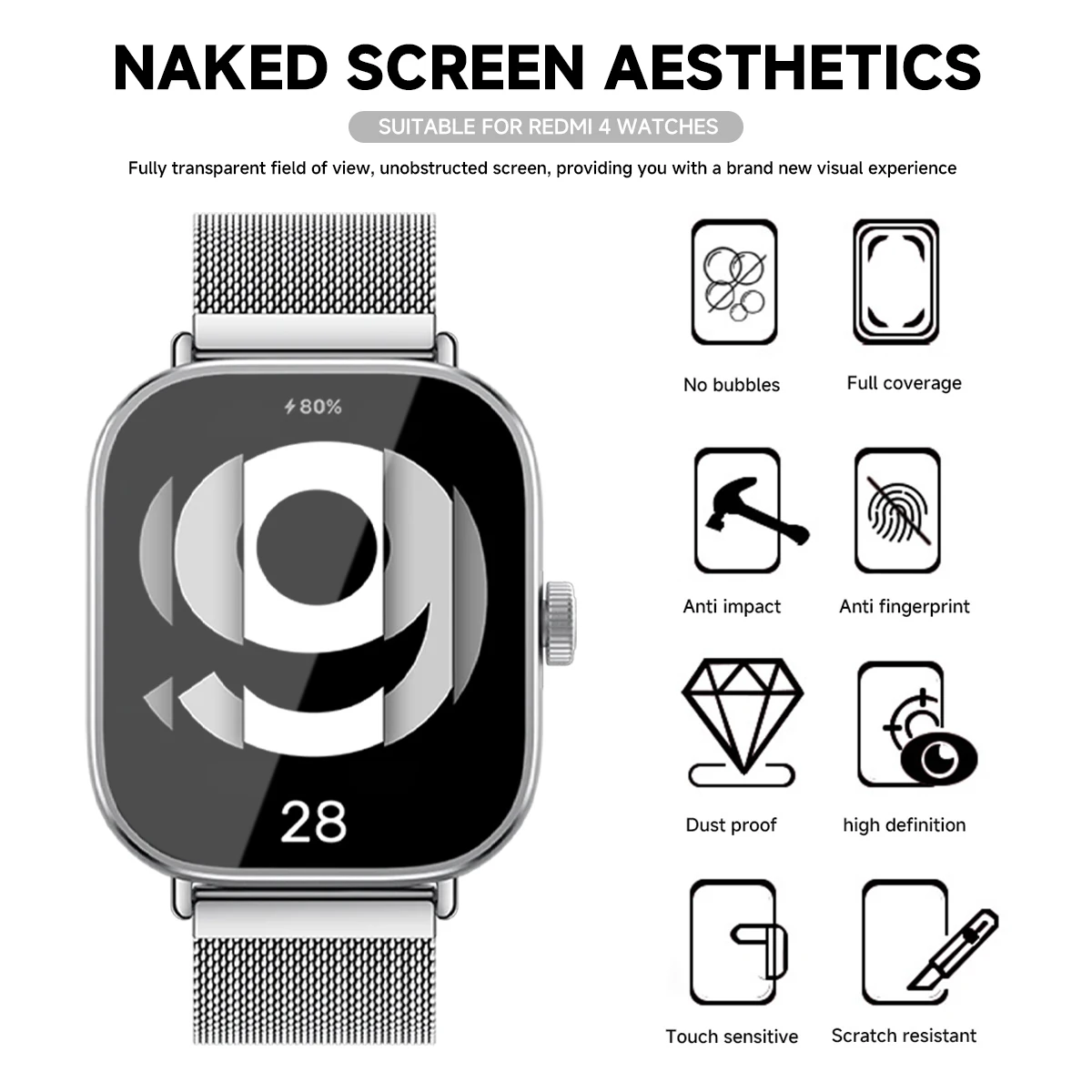 Tempered Glass for Xiaomi Redm - Watch Redmi ulasan dan harga