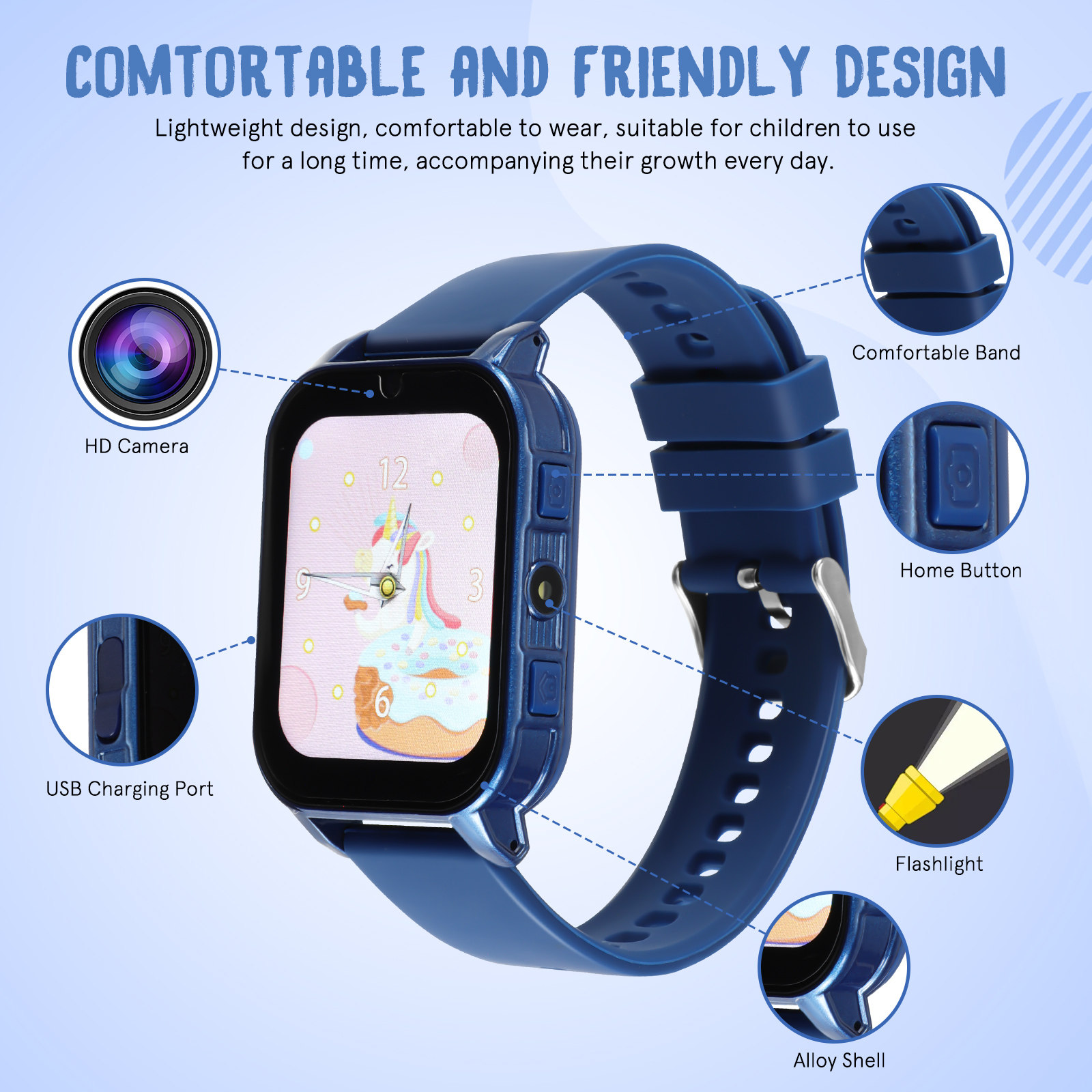 Kids Smart Watch with Educatio - Smartwatch Pink Watches For Kids ulasan dan harga