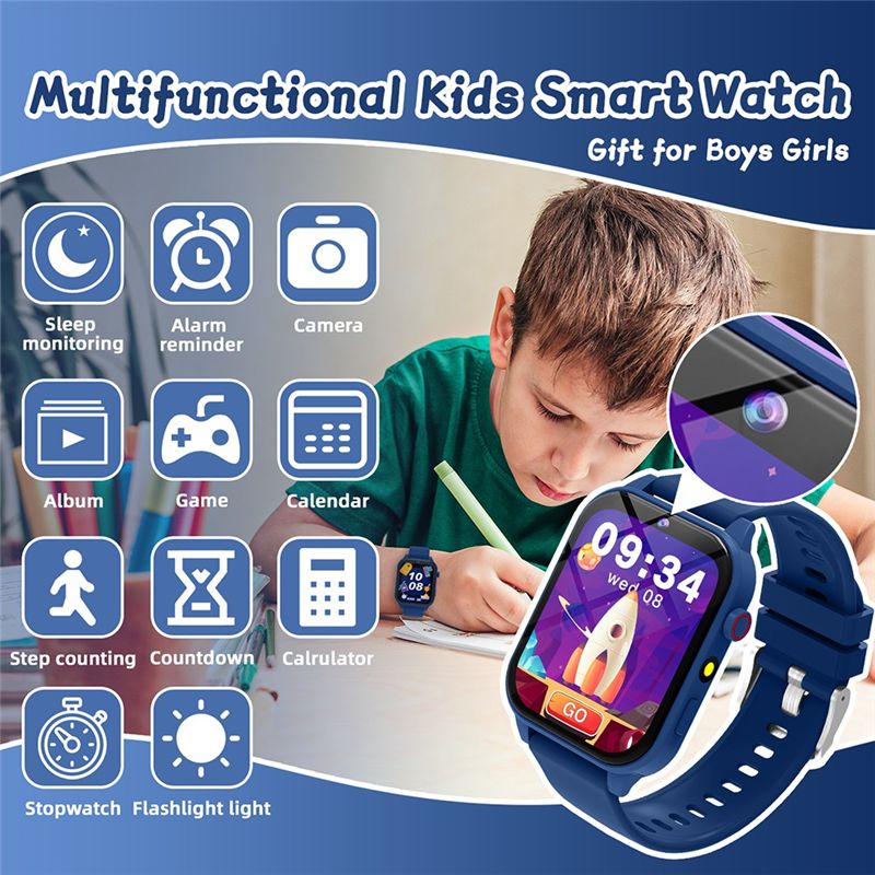 BNVN-Children Study Smartwatch - Smartwatch Watches Useful Gift For Boys ulasan dan harga