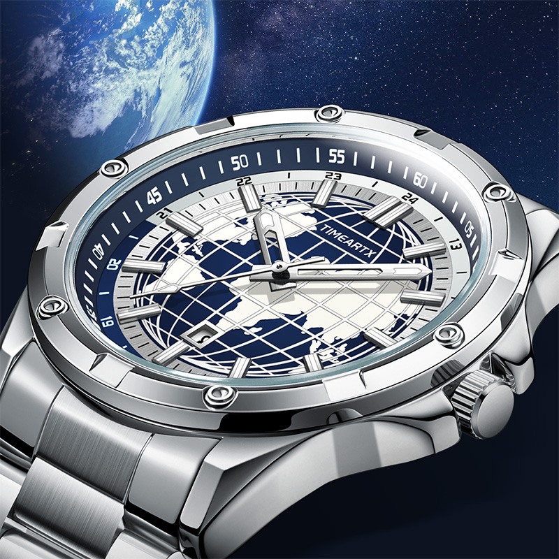TIMEARTX Brand Man Watch Earth - Smartwatch Watches Brands For Men ulasan dan harga
