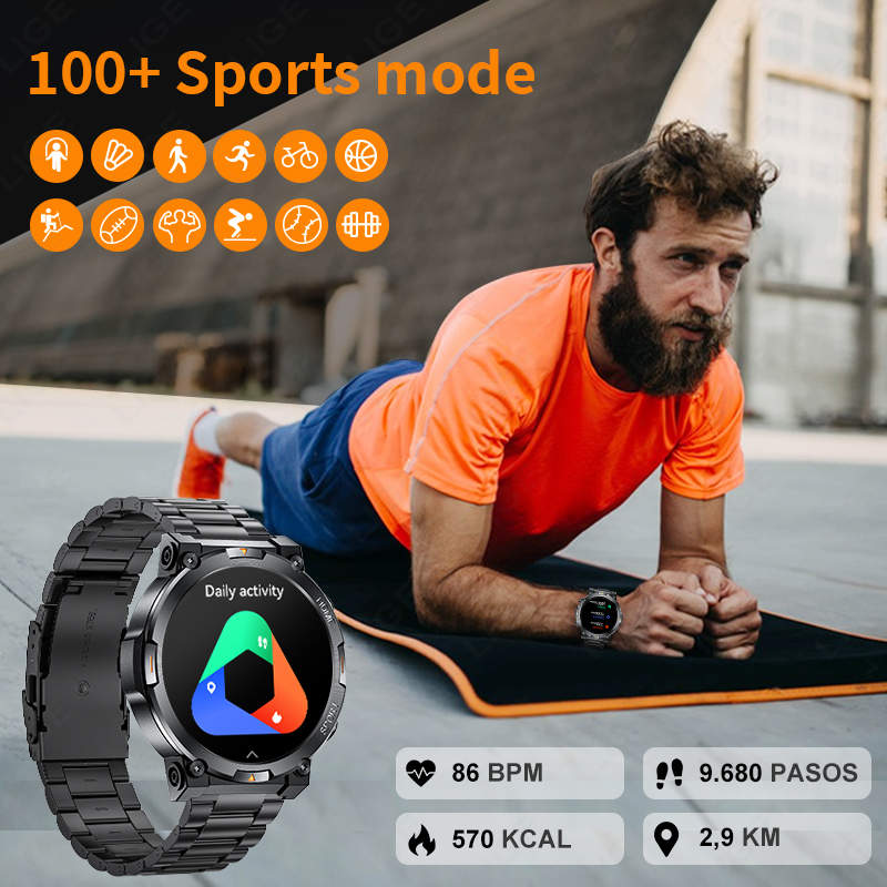 LIGE Outdoor Sports Smart Watc - Smartwatch Latest Watches For Men ulasan dan harga