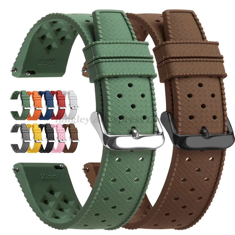 Tropical Silicone Watch Band Q - Seiko Watches Smartwatch ulasan dan harga