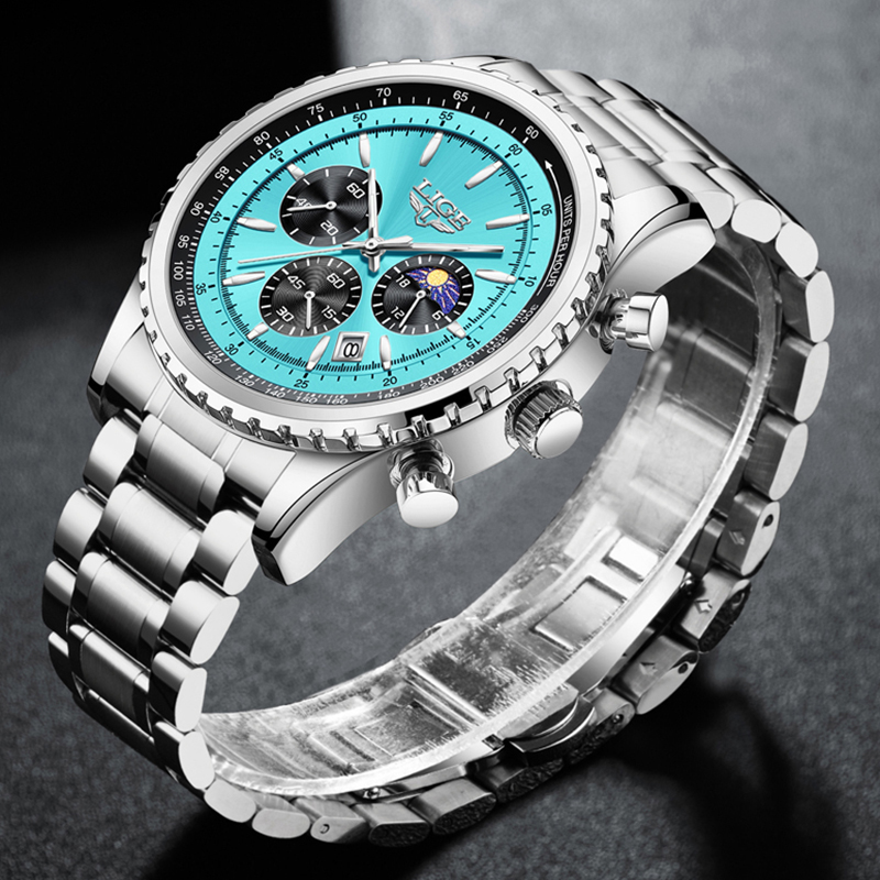 LIGE Fashion Top Brand Luxury  - Smartwatch Watches Brands For Men ulasan dan harga
