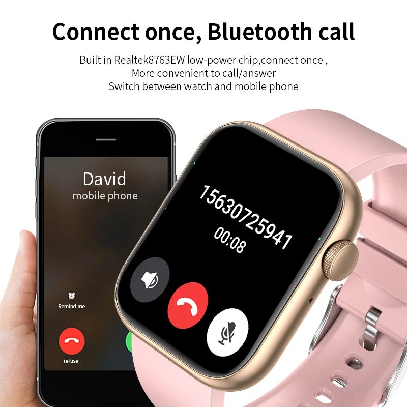 LIGE Bluetooth Call Smartwatch - Watches Ladies Smartwatch ulasan dan harga