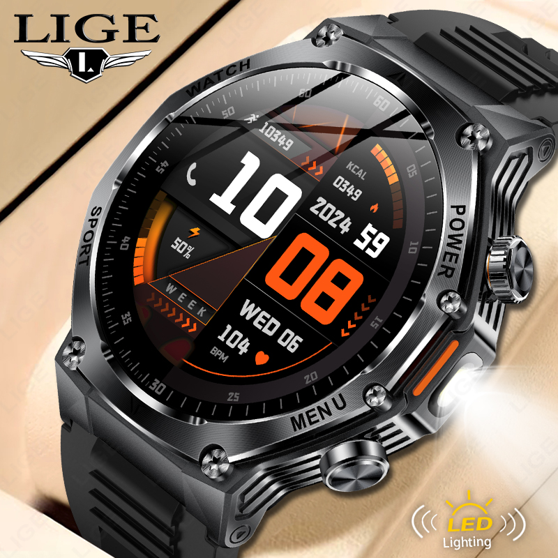 LIGE New Men 800mAh Ultra Long - Smartwatch Latest Watches For Men ulasan dan harga