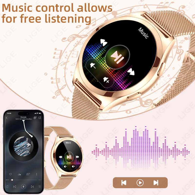 LIGE Luxury Smart Watch For Wo - Smartwatch Luxury Watches For Women ulasan dan harga
