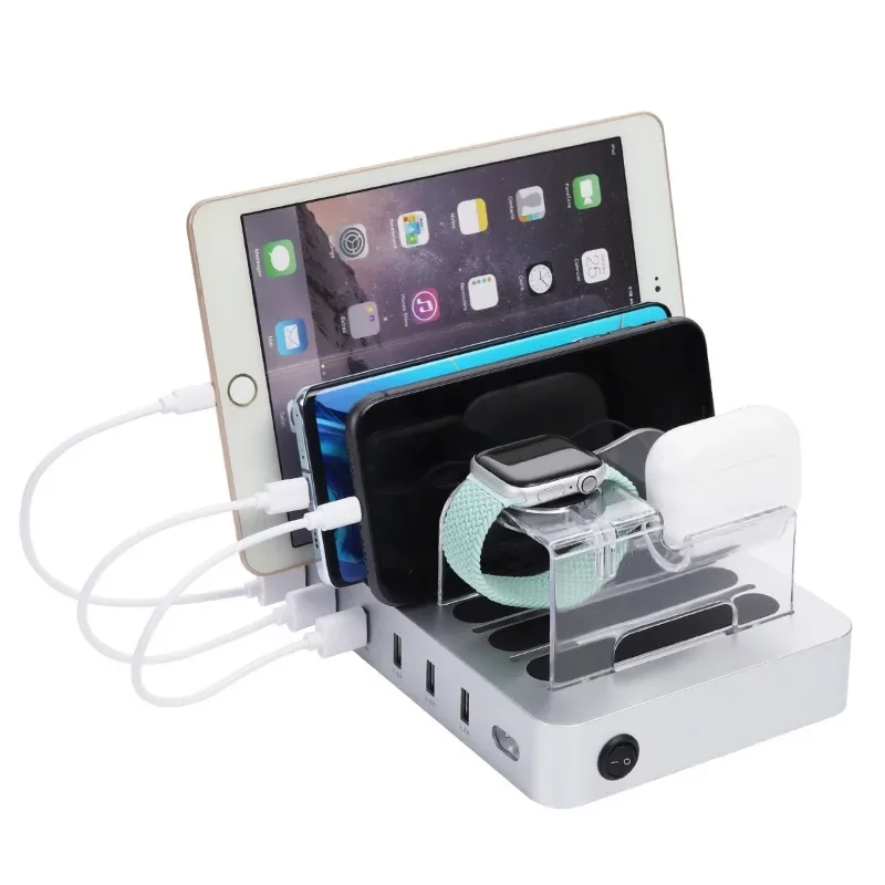 6USB desktop phone holder, sma - Smartwatch I Watches ulasan dan harga