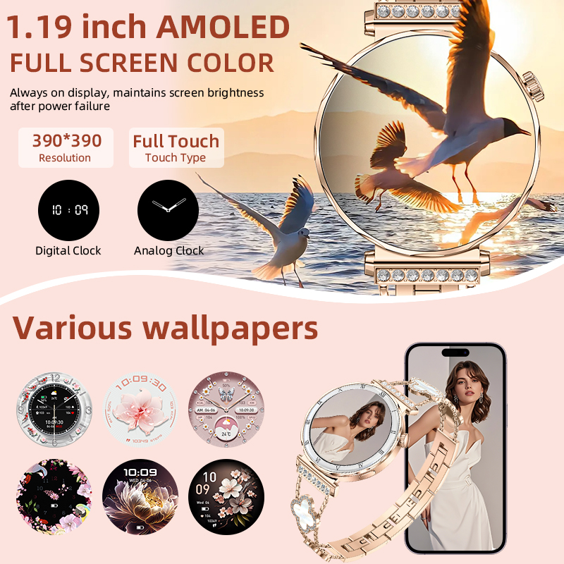 LIGE Luxury Smart Watch Women  - Smartwatch Luxury Watches For Women ulasan dan harga