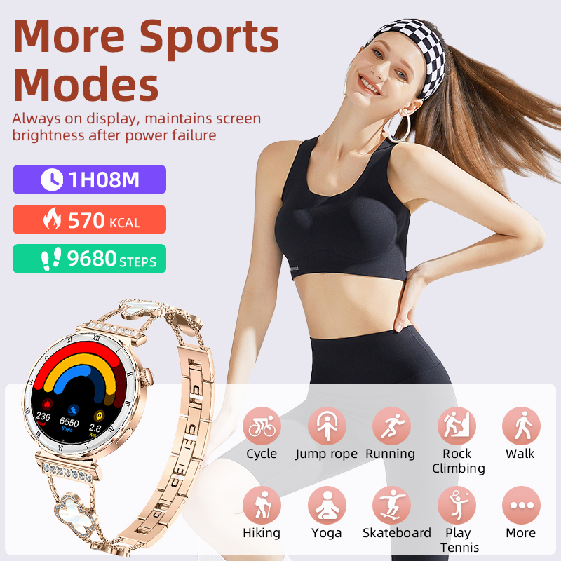 LIGE Luxury Smart Watch Women  - Smartwatch Luxury Watches For Women ulasan dan harga