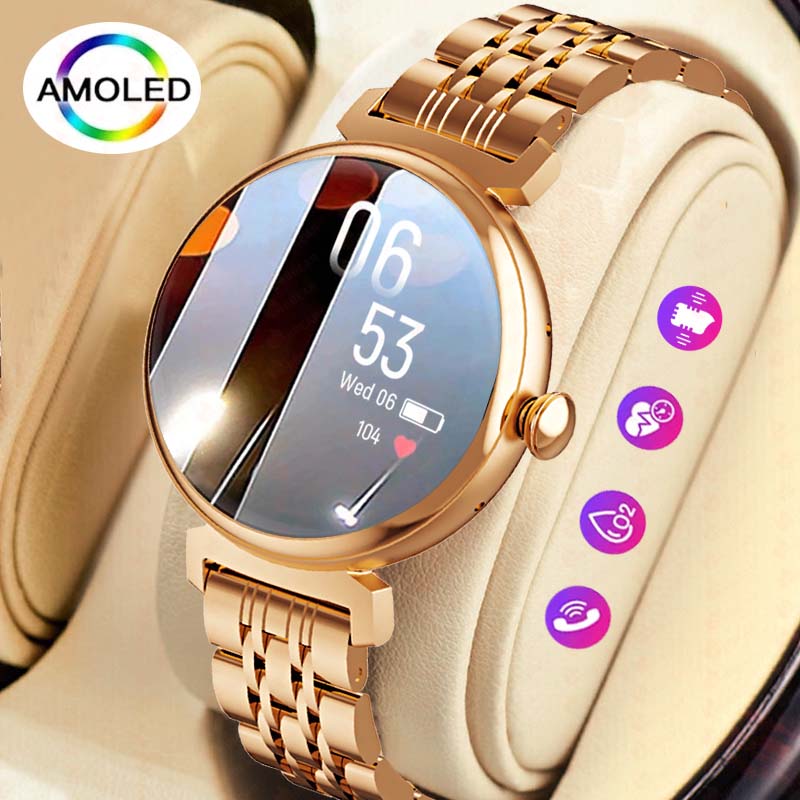 1.04 inch AMOLED Screen Fashio - Watches Ladies Smartwatch ulasan dan harga