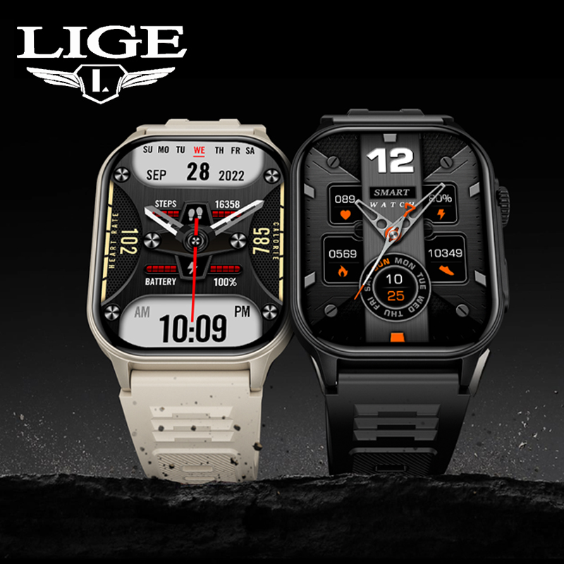 LIGE Smart Watch for Men 3ATM  - Smartwatch Latest Watches For Men ulasan dan harga