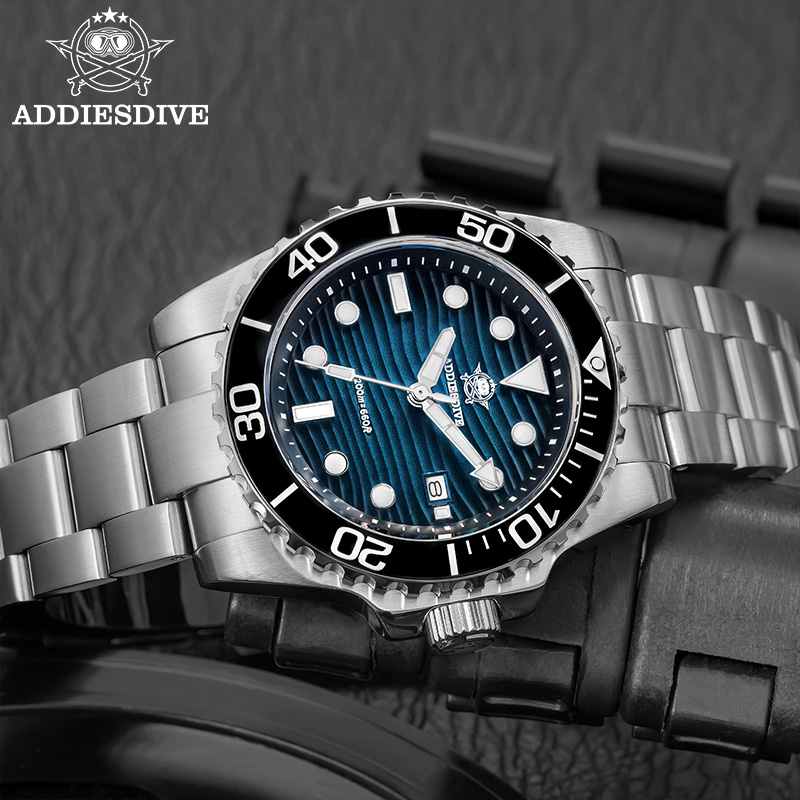 ADDIESDIVE Men's 2115 Quartz W - Analog Quartz Watch ulasan dan harga