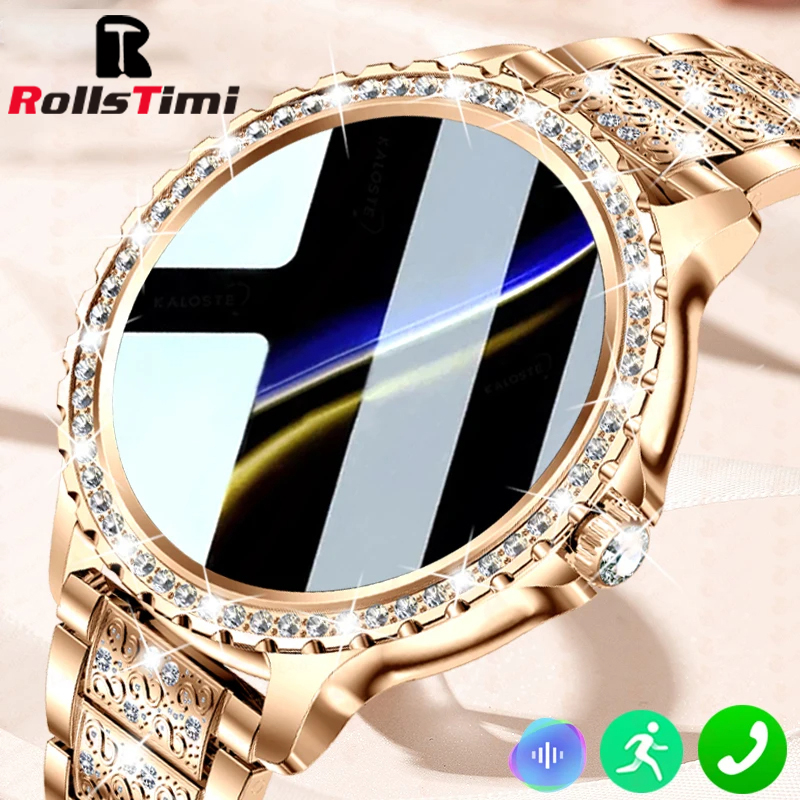 Fashion Luxury Gold Women Smar - Smartwatch Luxury Watches For Women ulasan dan harga