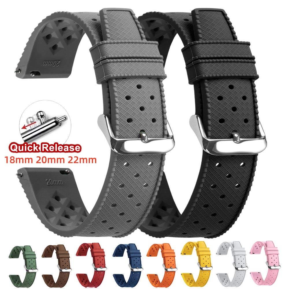 18mm 20mm 22mm Tropical Silico - Seiko Watches Smartwatch ulasan dan harga